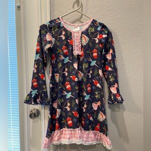 Sugar Bee Nutcracker Pajama Lace Gown size 12